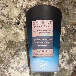Silipint Silicone Pint 16oz Unbreakable Cup, Hot/Cold, Non-Slip Easy Grip